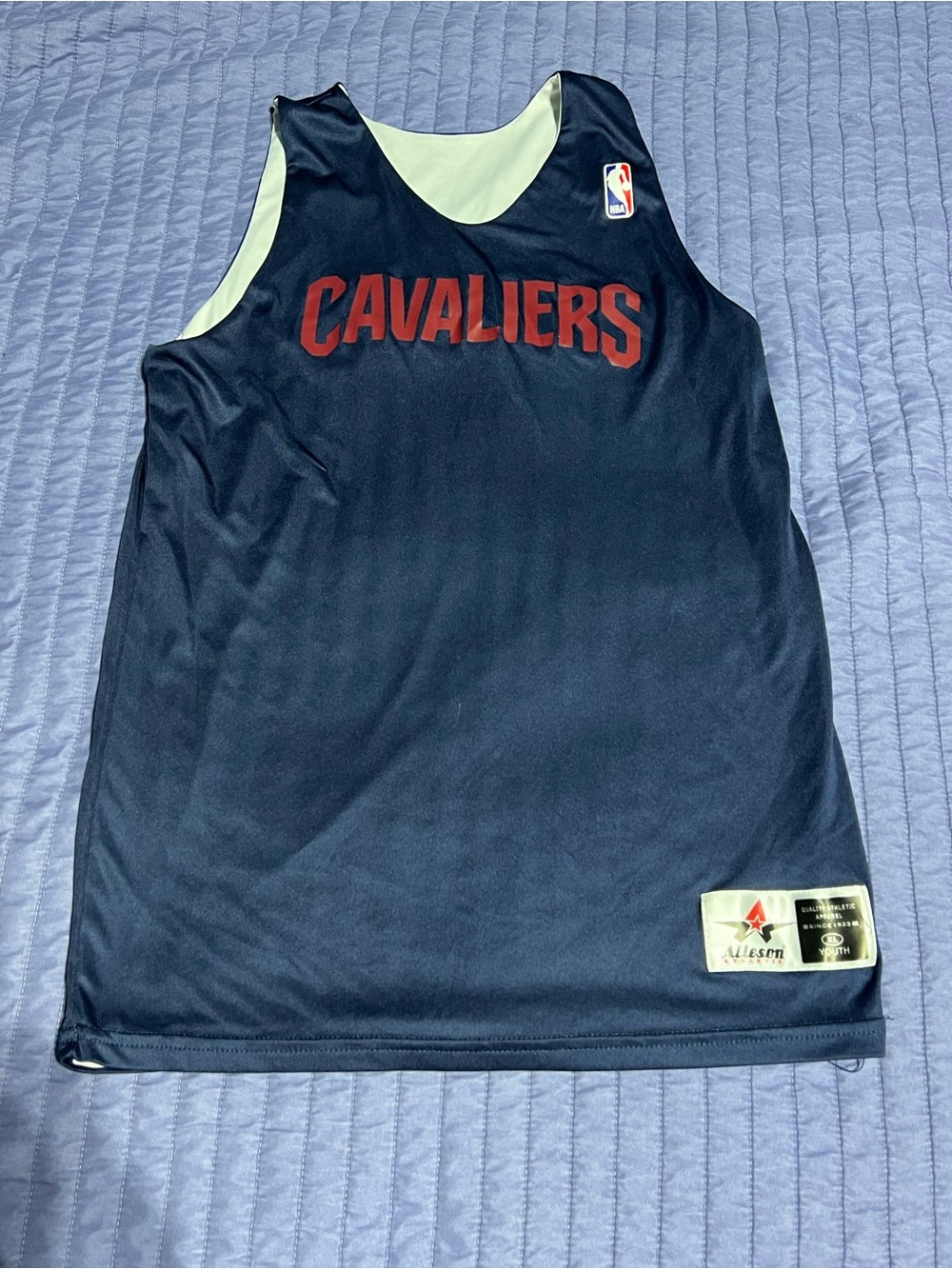 Cavaliers Navy Reversible Basketball youth NBA Jersey XL